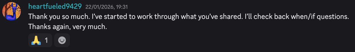 Discord community screenshot 2: member discussion